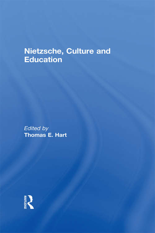 Book cover of Nietzsche, Culture and Education