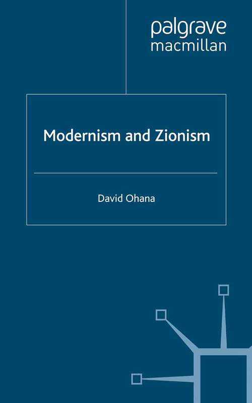 Book cover of Modernism and Zionism (2012) (Modernism and...)