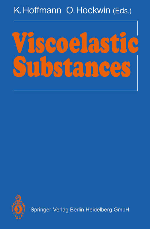 Book cover of Viscoelastic Substances (1990)