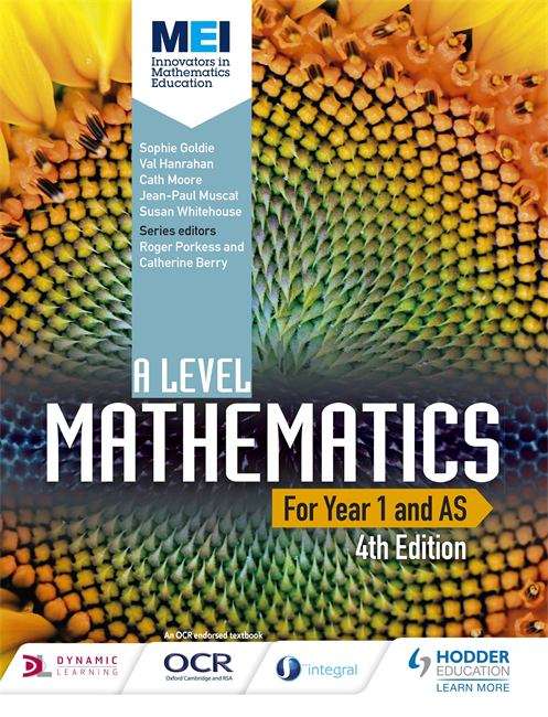 Book cover of MEI A Level Mathematics Year 1 (AS) 4th Edition (PDF)