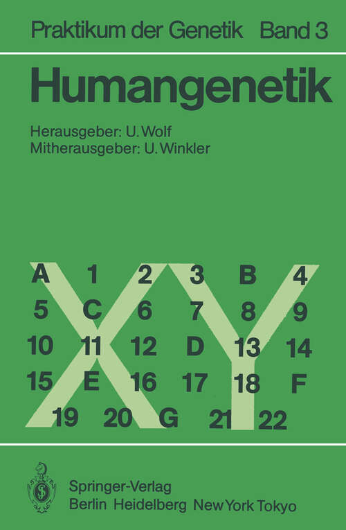 Book cover of Humangenetik (1985) (Praktikum der Genetik #3)