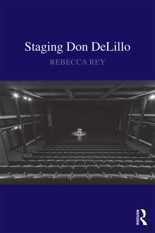 Book cover of Staging Don DeLillo