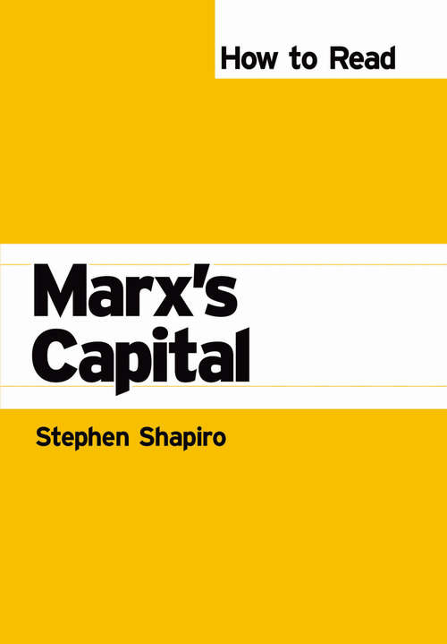 Book cover of How to Read Marx's Capital (How to Read Theory)