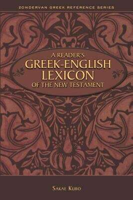 Book cover of A Reader's Greek-English Lexicon of the New Testament (PDF) (Zondervan Greek Reference)