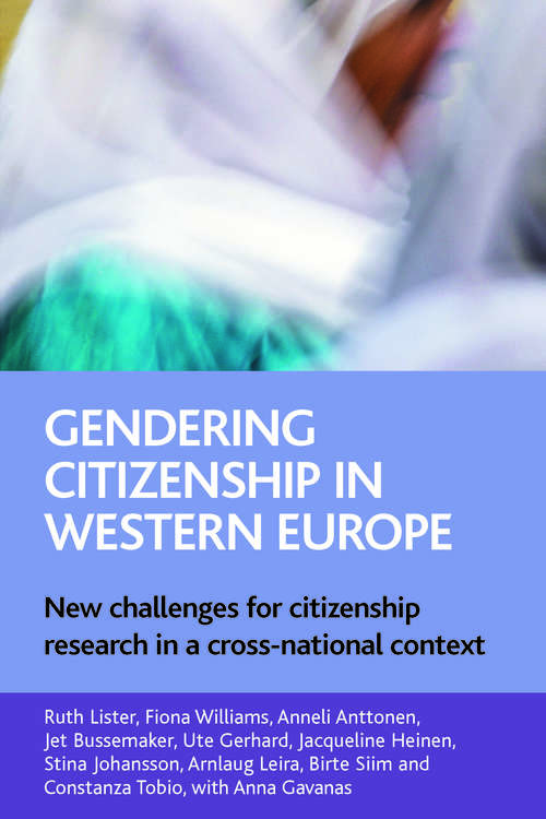 Book cover of Gendering citizenship in Western Europe: New challenges for citizenship research in a cross-national context