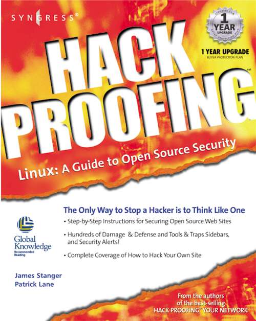 Book cover of Hack Proofing Linux: A Guide to Open Source Security