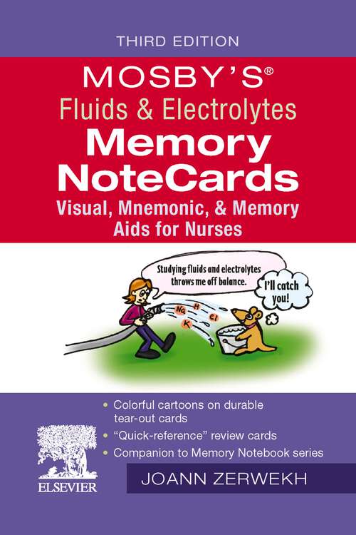 Book cover of Mosby's® Fluids & Electrolytes Memory NoteCards - E-Book: Mosby's® Fluids & Electrolytes Memory NoteCards - E-Book (3)