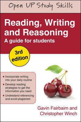 Book cover of Reading, Writing and Reasoning (3) (UK Higher Education OUP  Humanities & Social Sciences Study Skills)