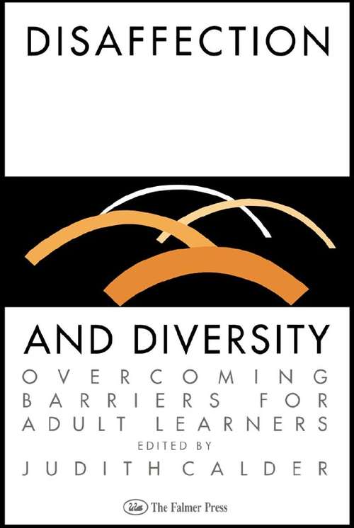 Book cover of Disaffection And Diversity: Overcoming Barriers For Adult Learners