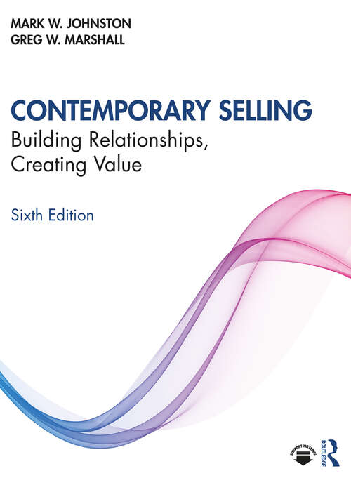 Book cover of Contemporary Selling: Building Relationships, Creating Value (6)