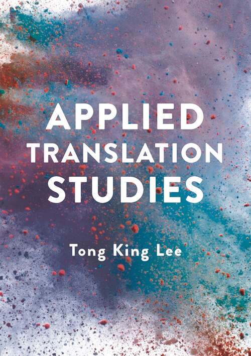 Book cover of Applied Translation Studies