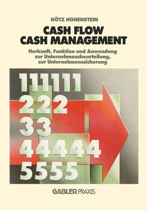 Book cover of Cash Flow und Cash Management (1988)