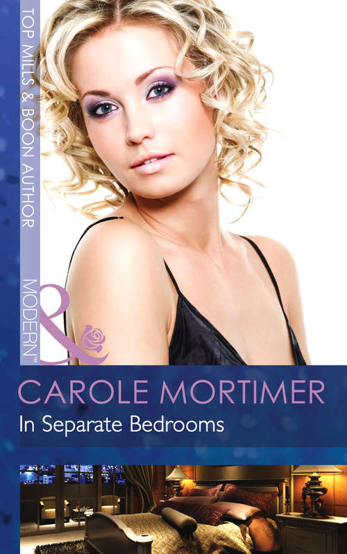 Book cover of In Separate Bedrooms (ePub First edition) (Mills And Boon Modern Ser.)