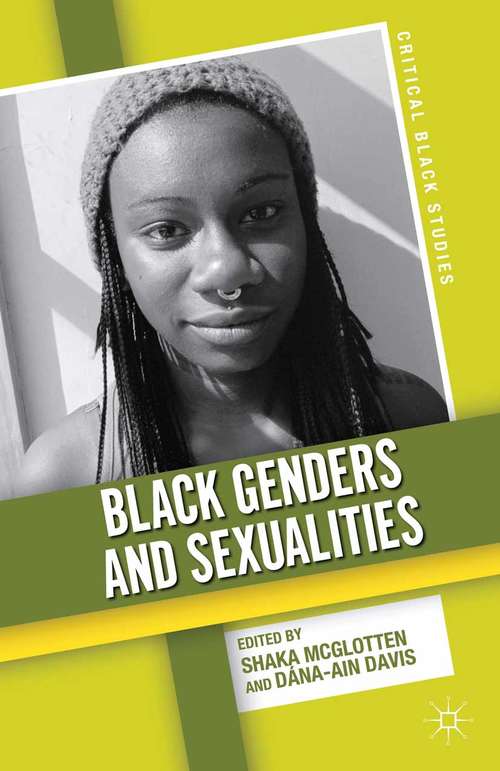 Book cover of Black Genders and Sexualities (2012) (Critical Black Studies)