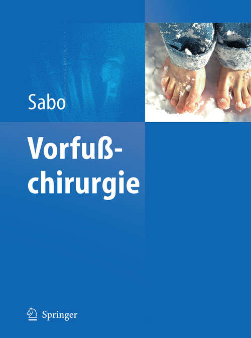 Book cover of Vorfußchirurgie (2010)