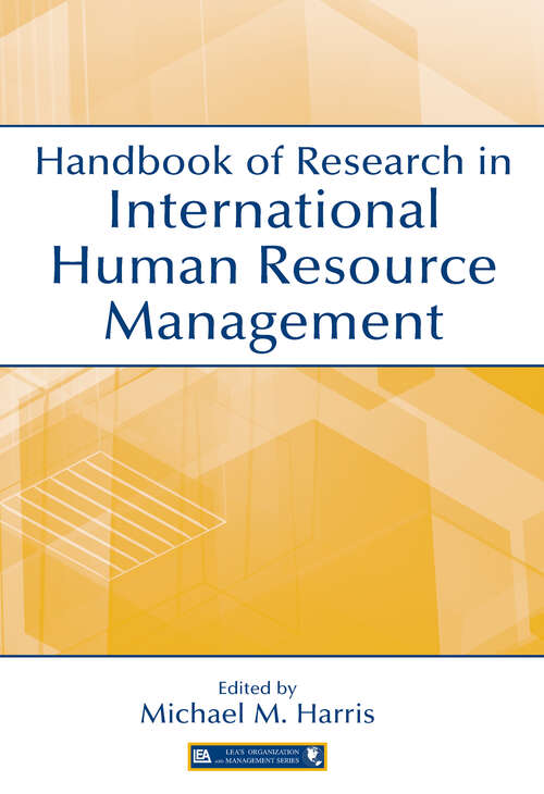 Book cover of Handbook of Research in International Human Resource Management (Organization And Management Ser.)