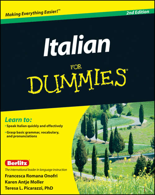 Book cover of Italian For Dummies (2)