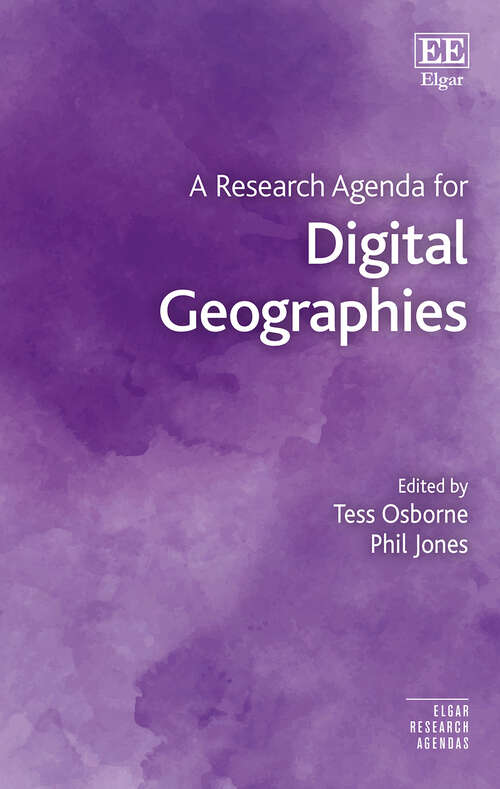 Book cover of A Research Agenda for Digital Geographies (Elgar Research Agendas)