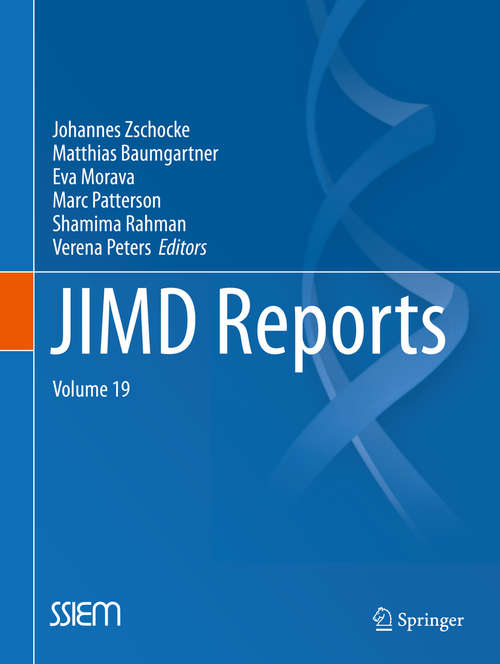 Book cover of JIMD Reports, Volume 19 (2015) (JIMD Reports #19)