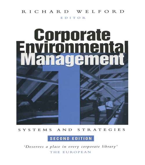 Book cover of Corporate Environmental Management 1: Systems and strategies (2)