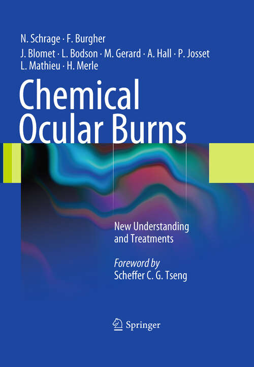 Book cover of Chemical Ocular Burns: New Understanding and Treatments (2011)