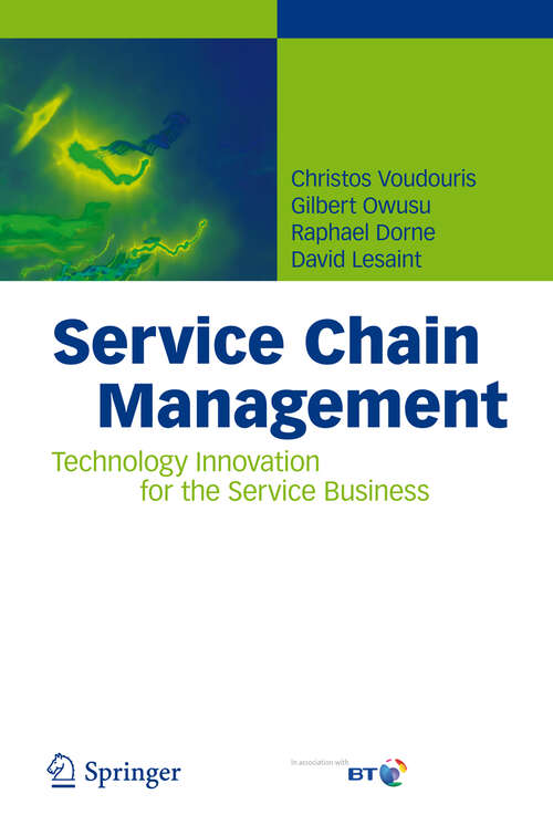 Book cover of Service Chain Management: Technology Innovation for the Service Business (2008)