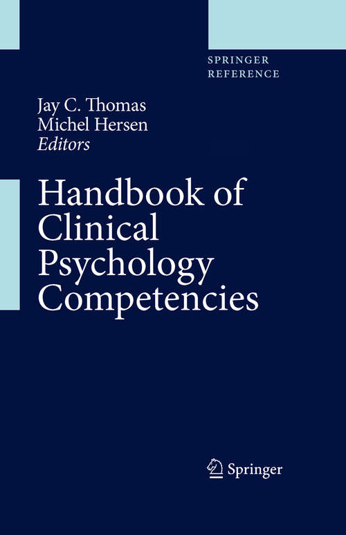 Book cover of Handbook of Clinical Psychology Competencies