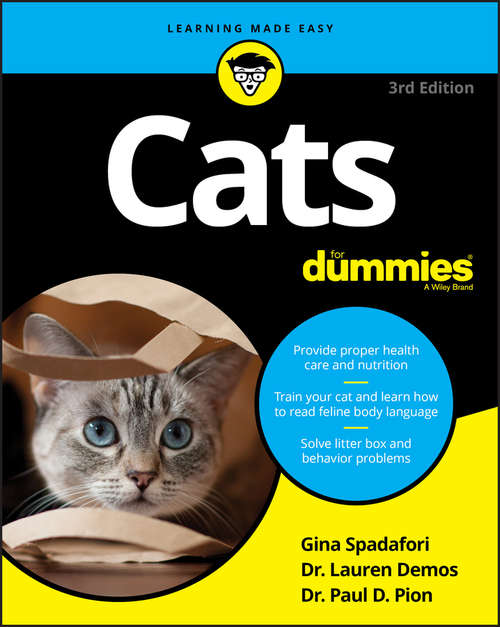 Book cover of Cats For Dummies: The Purr-fect Companion For Cat Lovers (3) (Miniature Editions For Dummies Ser.)