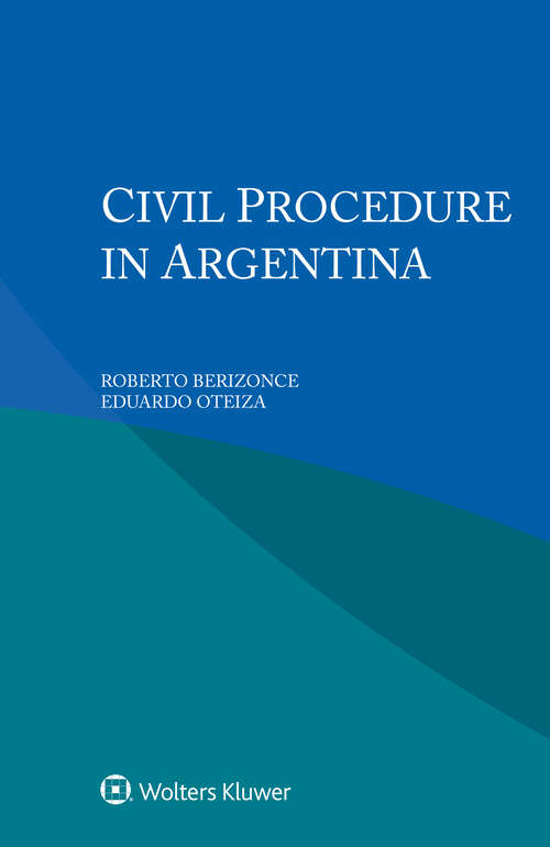 Book cover of Civil Procedure in Argentina