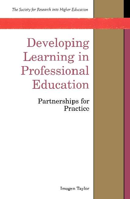 Book cover of Developing Learning in Professional Education (UK Higher Education OUP  Humanities & Social Sciences Higher Education OUP)