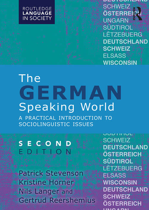 Book cover of The German-Speaking World: A Practical Introduction to Sociolinguistic Issues (2)