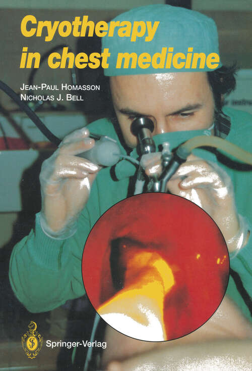 Book cover of Cryotherapy in Chest Medicine (1992)