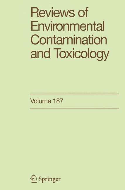Book cover of Reviews of Environmental Contamination and Toxicology 164 (2000) (Reviews of Environmental Contamination and Toxicology #187)
