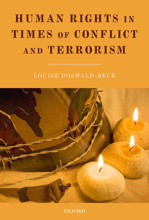 Book cover of Human Rights in Times of Conflict and Terrorism