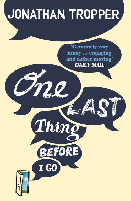 Book cover of One Last Thing Before I Go: A Novel