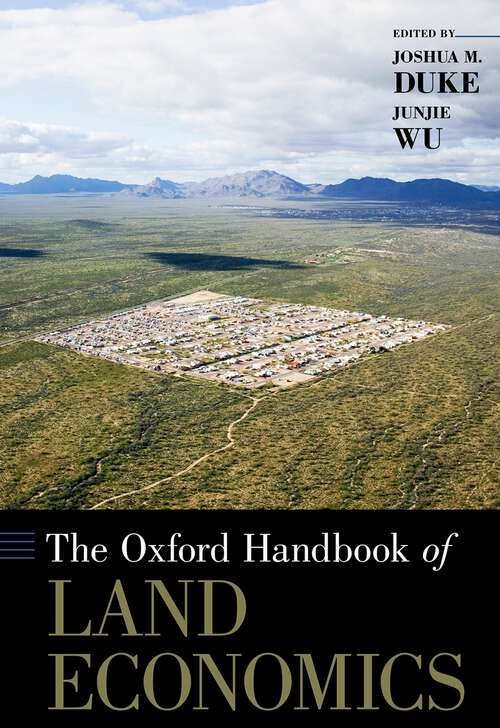 Book cover of The Oxford Handbook of Land Economics (Oxford Handbooks)