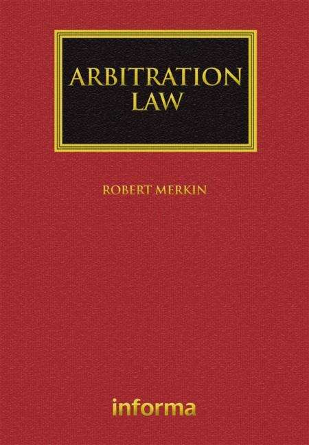 Book cover of Arbitration Law (Lloyd's Commercial Law Library (PDF))