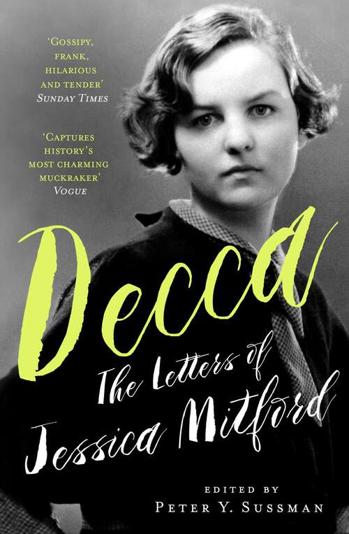 Book cover of Decca: The Letters of Jessica Mitford