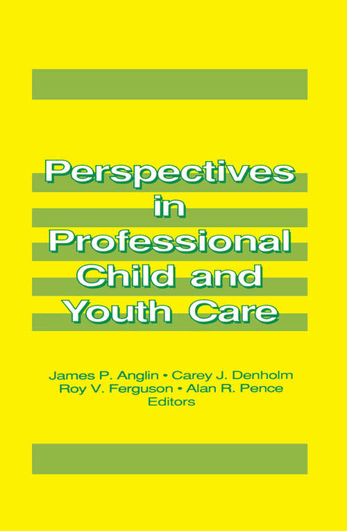 Book cover of Perspectives in Professional Child and Youth Care
