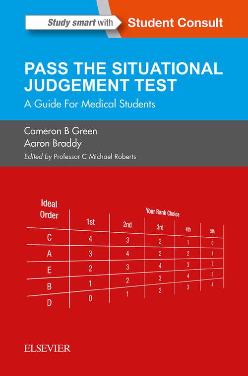 Book cover of SJT: A Guide for Medical Students