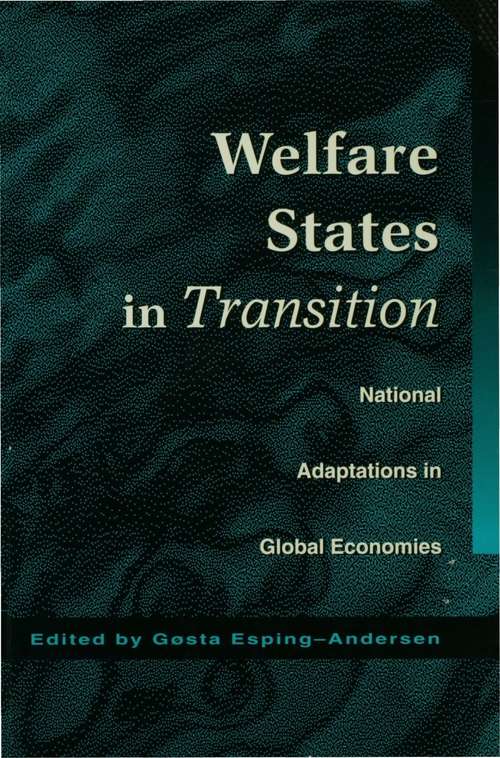 Book cover of Welfare States in Transition: National Adaptations in Global Economies
