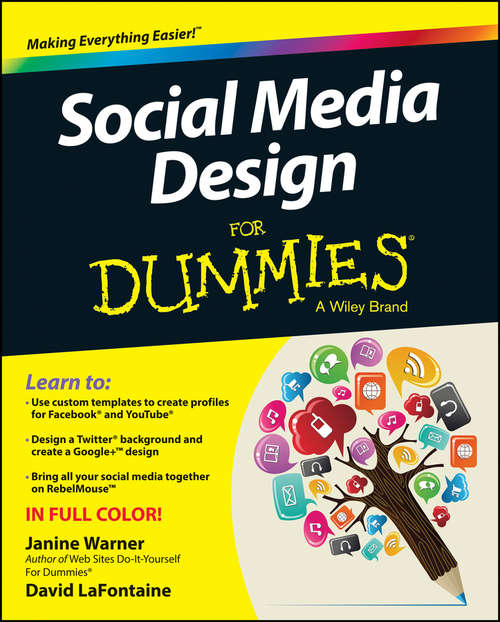 Book cover of Social Media Design For Dummies