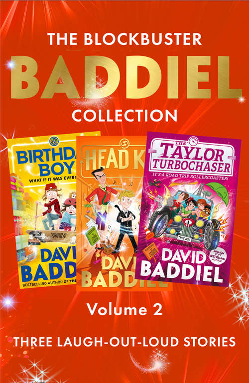 Book cover of The Blockbuster Baddiel Collection, Volume 2: Birthday Boy, Head Kid, The Taylor Turbochaser