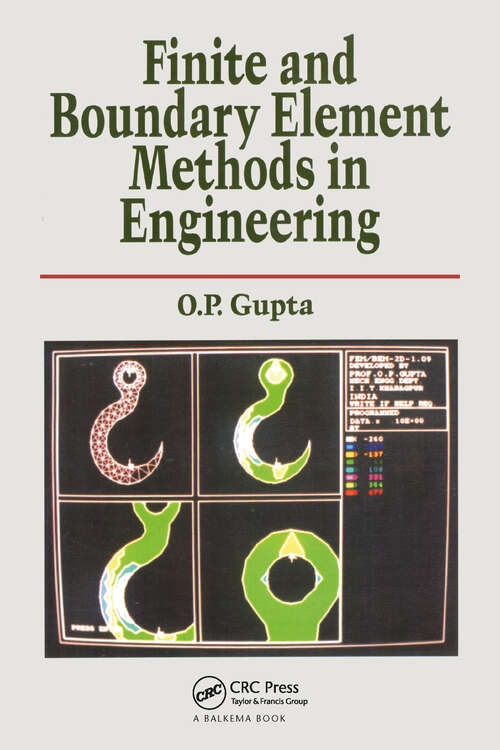 Book cover of Finite and Boundary Element Methods in Engineering