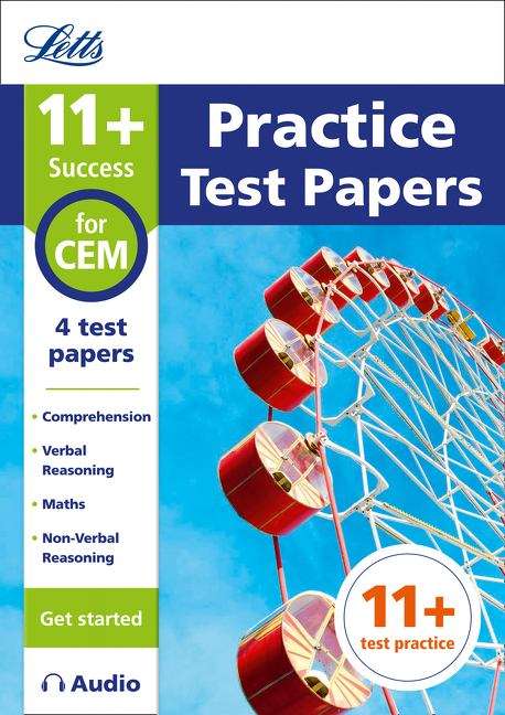 Book cover of Letts 11+ Success Practice Test Papers: for the CEM tests (PDF)