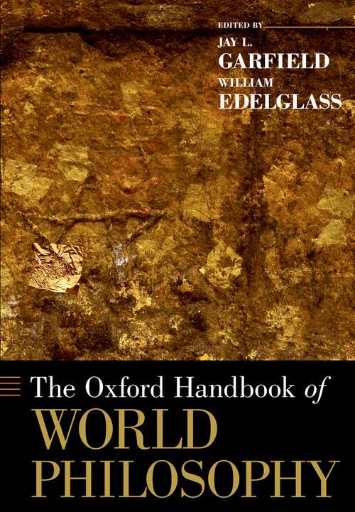 Book cover of The Oxford Handbook of World Philosophy (Oxford Handbooks)