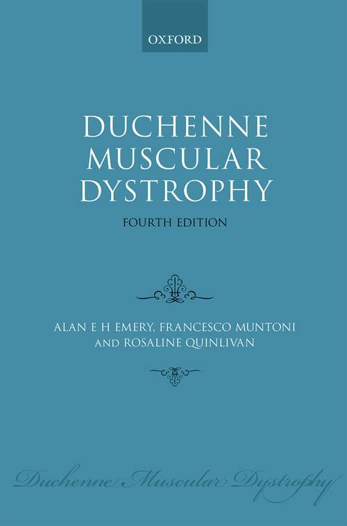 Book cover of Duchenne Muscular Dystrophy (Oxford Monographs on Medical Genetics)