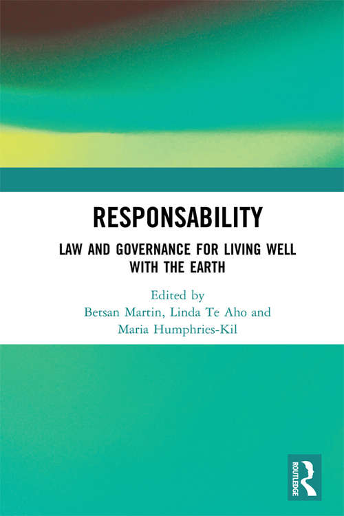 Book cover of ResponsAbility: Law and Governance for Living Well with the Earth