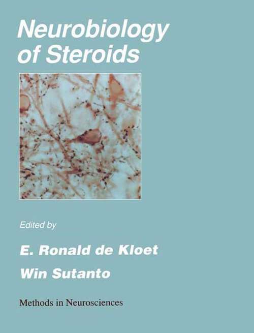 Book cover of Neurobiology of Steroids (Methods in Neurosciences: Volume 22)