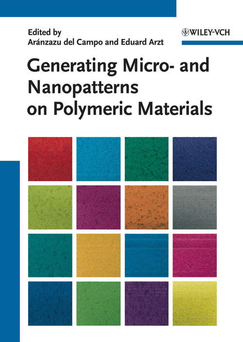 Book cover of Generating Micro- and Nanopatterns on Polymeric Materials (2)